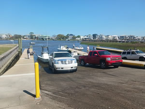 public boat ramp in carolina beach, nc